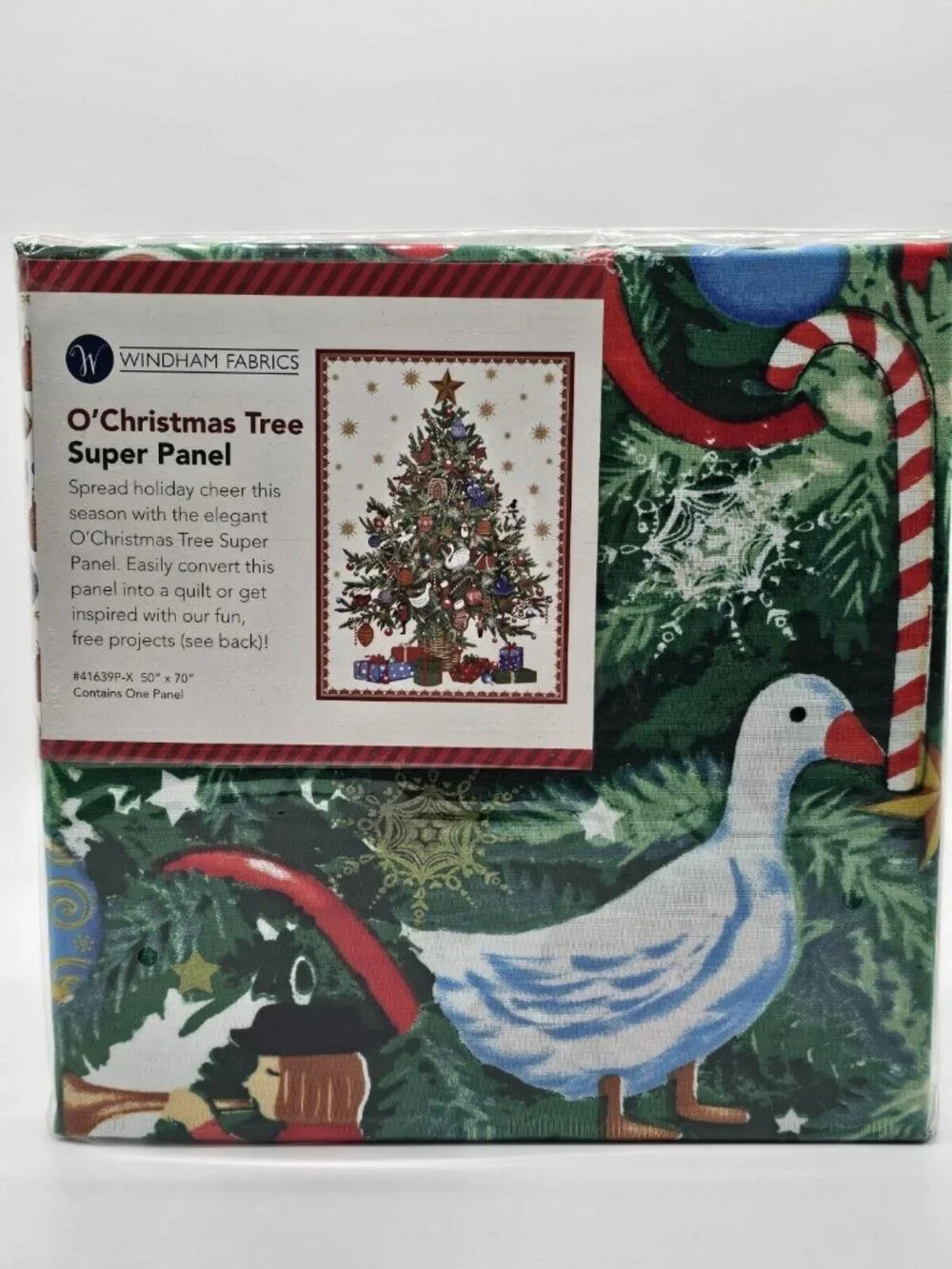 Windham Fabrics O'Christmas Tree Holiday Super Panel Quilt Fabric 50